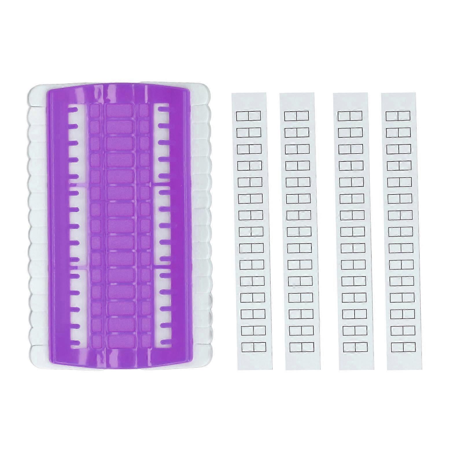 Thread Organizer 30 Positions Nonwoven Efficient Sorting Reusable Plastic Embroidery Floss Shelf for Pointed Needle