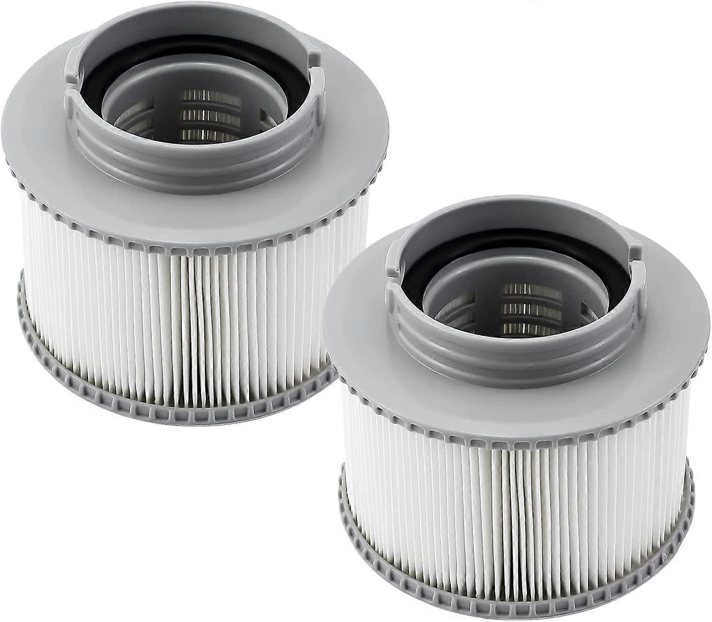 Replacement Filter for Ms-pa FD2089 Compatible with All Current MS-pa Filter Cartridges and Pools Inflatable Spa Filter (Upgraded Version) Pack of 2
