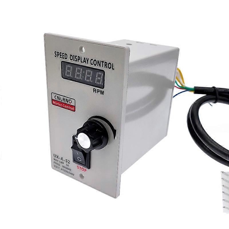 LEDディスプレイ速度コントローラー、400W UX-A-52、AC 220V、50 / 60hz、レギュレーター制御、前進および後退、モーター速度ガバナー