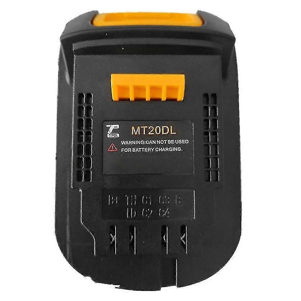 Mt20dl Battery Converter Adapter For Makita 18v Bl1830 Bl1860 Bl1815 Convert To Dewalt 18v 20v Dcb2