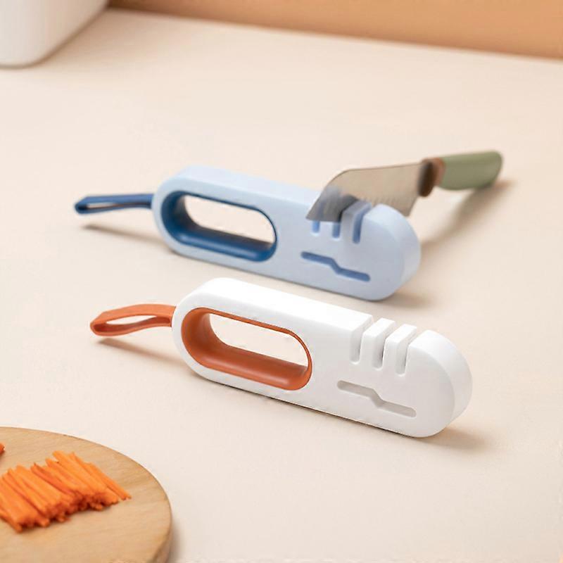 Kitchen Accessories Knife Sharpener 4 Stage Multifunctional knife Sharpening Stone Non-slip Kitchen Whetstone Sharpener Tool