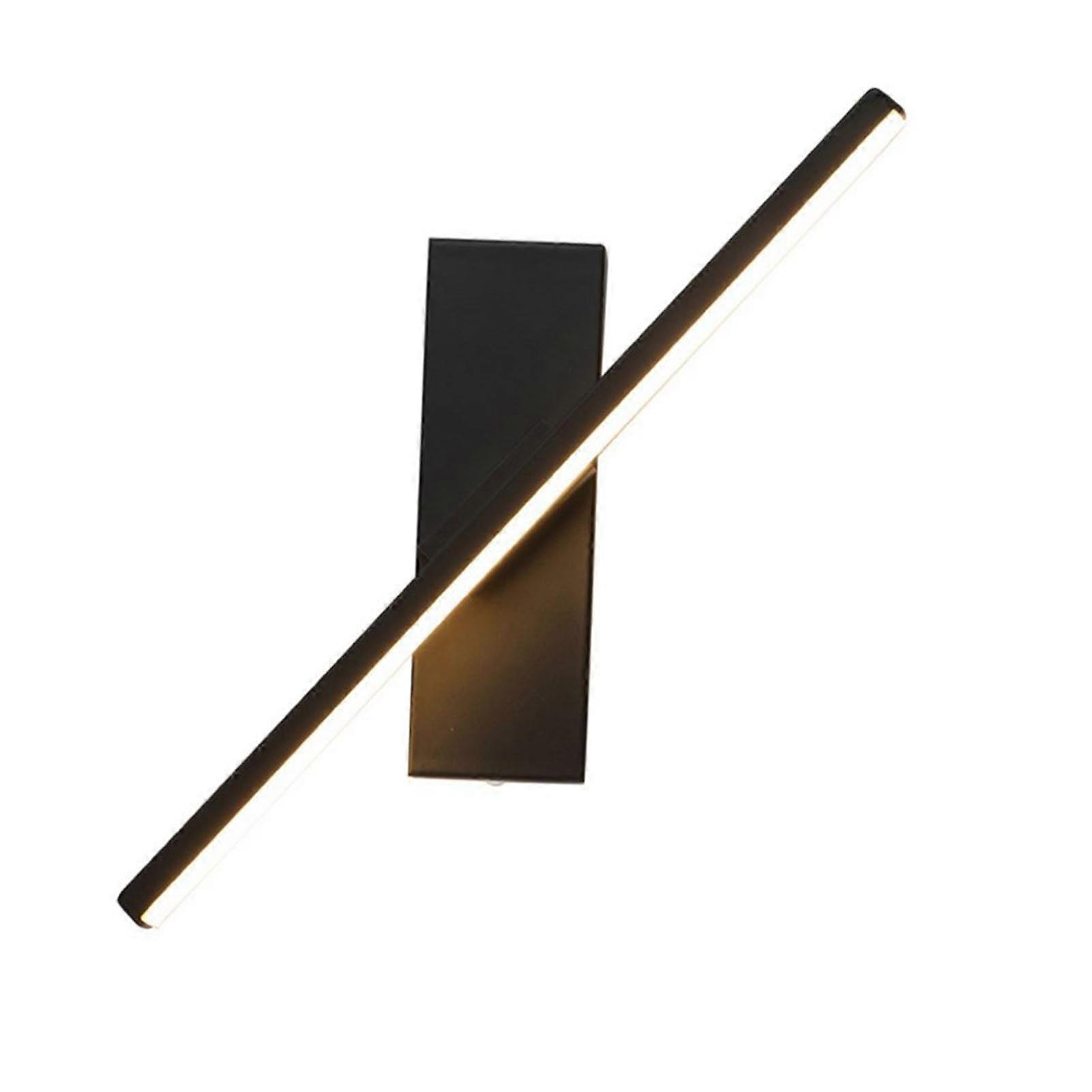 Iron Shell Rotating Wall Lamp with Anti-Corrosion Baking Paint Soft White Light for Home Bedside Bedroom Accessory