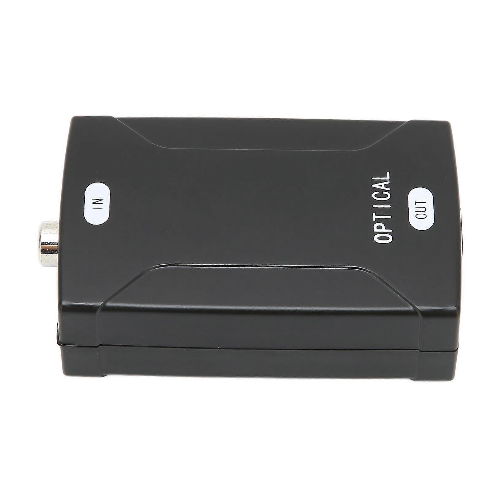 Optical to Coax Audio Converter 24bit High Definition for Home Theater and Dolby Digital