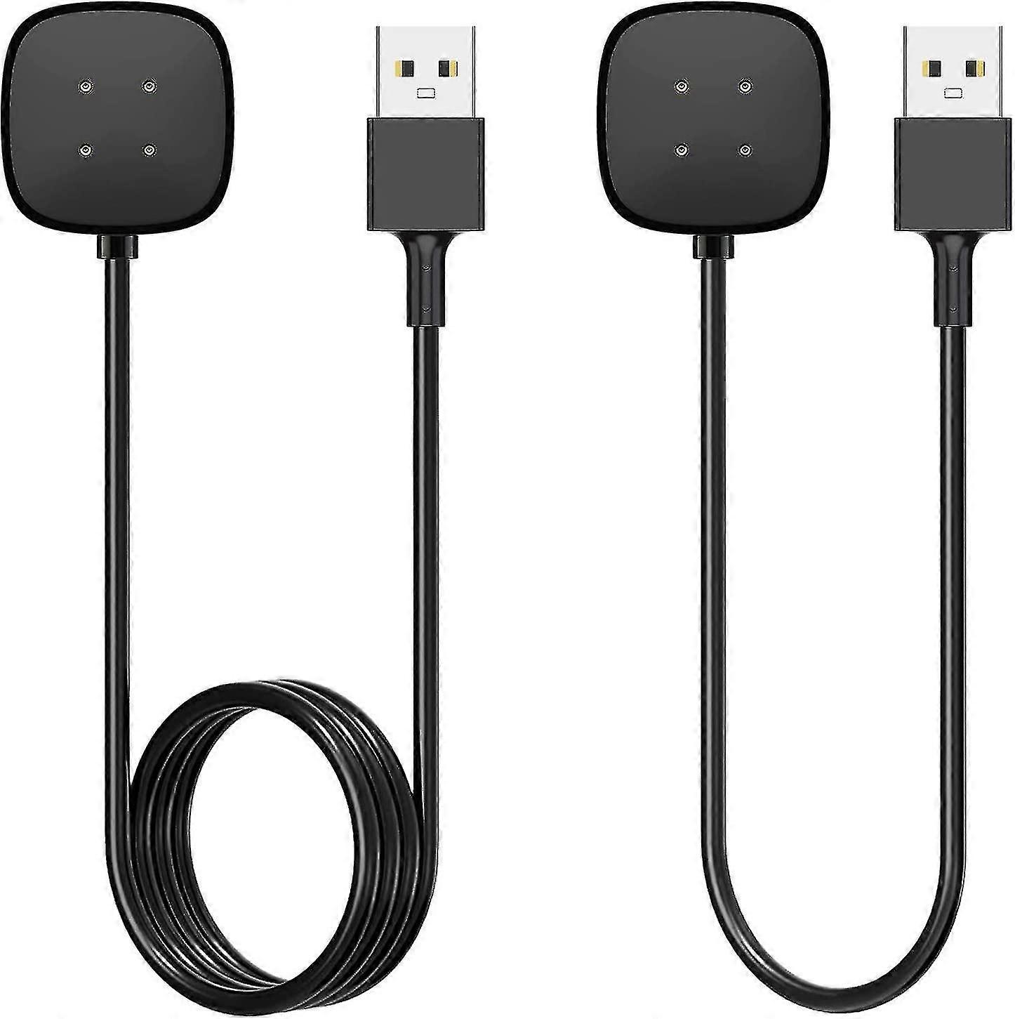 Charger Cable Compatible with Fitbit Sense/Versa 3 - 2 Pack (1m/3.3ft)