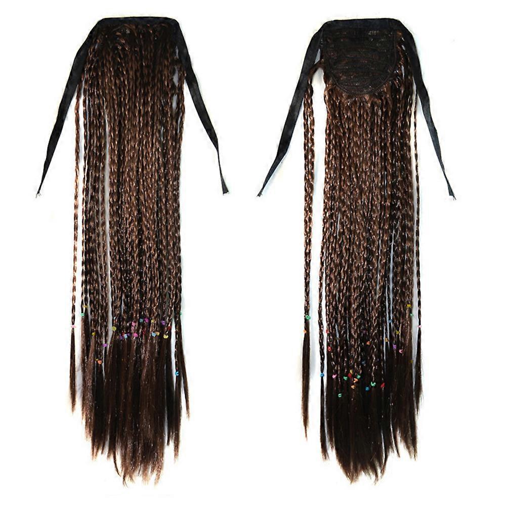 Manual Small Braids Horsetail Bohemian Style Wig