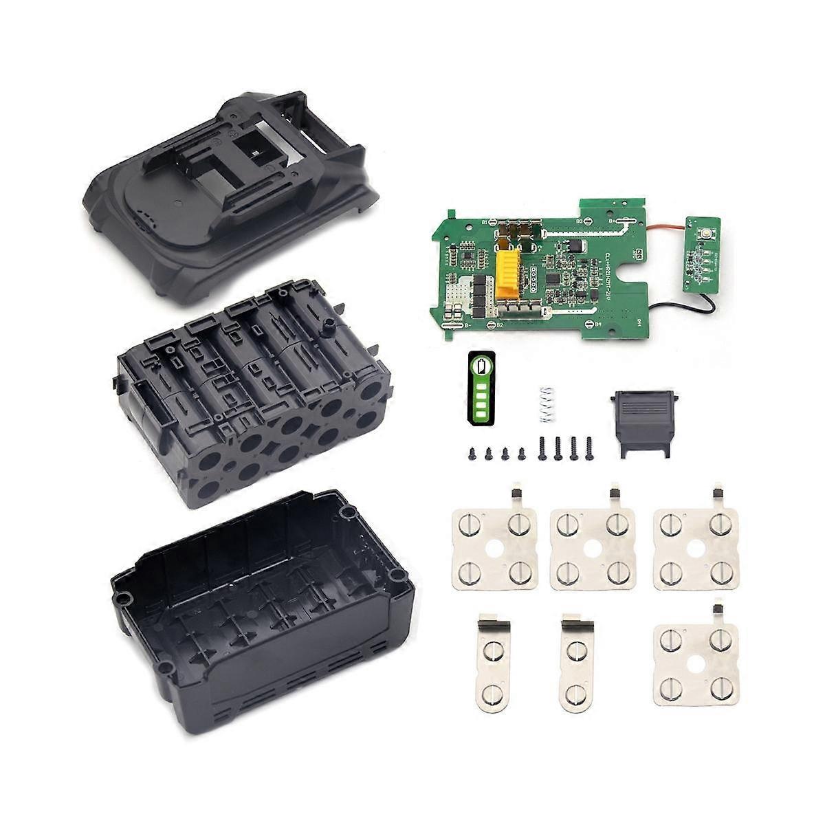 BL1830 -Ion Battery Plastic Case Protection Board PCB Input 21700 Battery for 18V Battery BL1850 BL