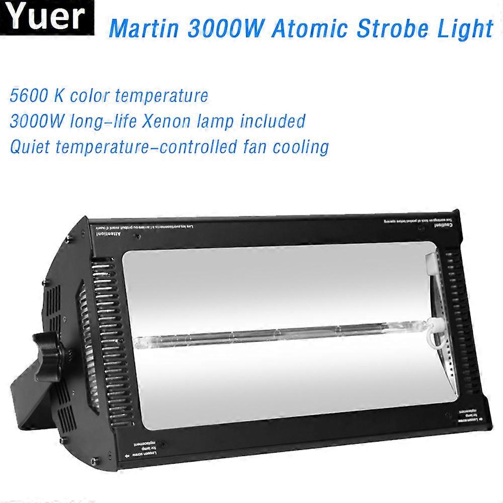 3000W Lumière stroboscopique DMX512 5600K Couleur Légendaire Haute Puissance Strobe Flash Éclairage DJ Disco Party Show Scène Effet Lampe Bar Lumière