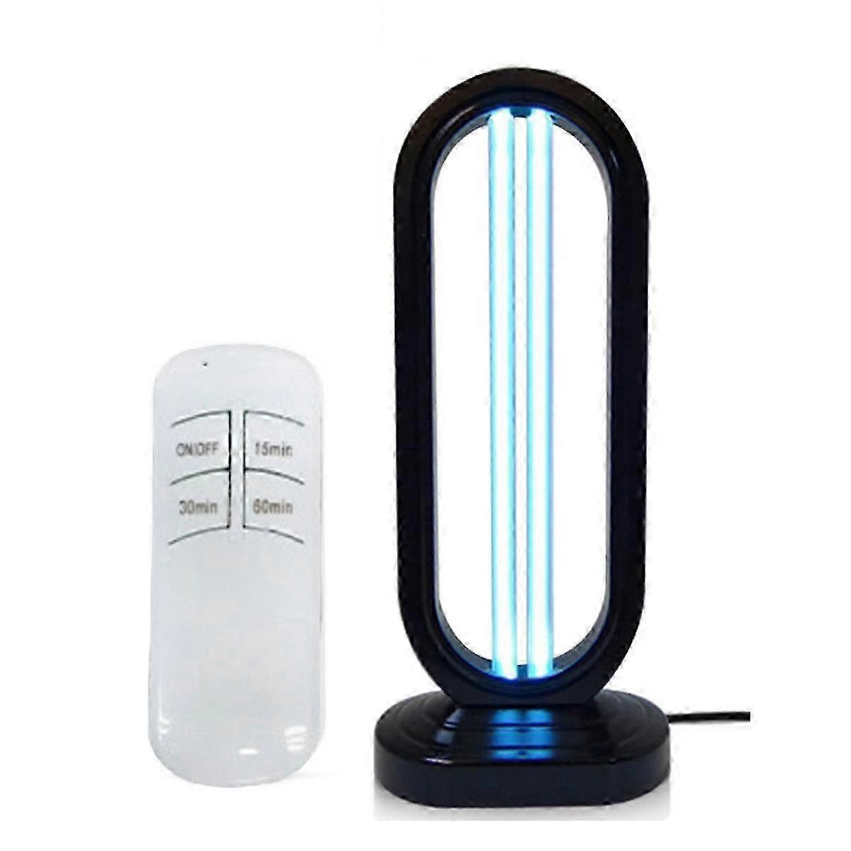 Haloclean UV, Multi-Function Haloclean, Cleans the Bedroom & Provides Lighting for Home School Black EU Plug