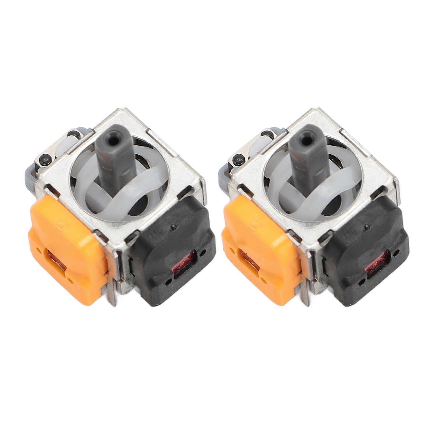 2Pcs Hall Effect 3D Analog Sensor Joystick Module Rocker Replacement 3D Analog Sensor Potentiometer for Game Controller