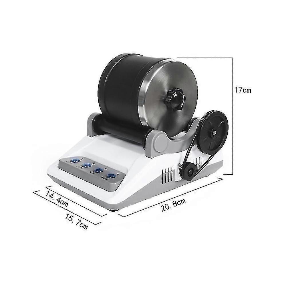 220 V-os Rock Tumbler készlet DIY elektromos Rock Tumbler játék durva drágakövekkel Polírozó szemcsék felnőtteknek