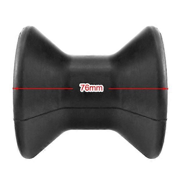 Βάρκα Bow Roller 3-ιντσών καουτσούκ Bow Stop Roller Θαλάσσιο σκάφος Yachts Trailer Bow Roller Marine Spool Roller Boat Αξεσουάρ σκαφών XJCL