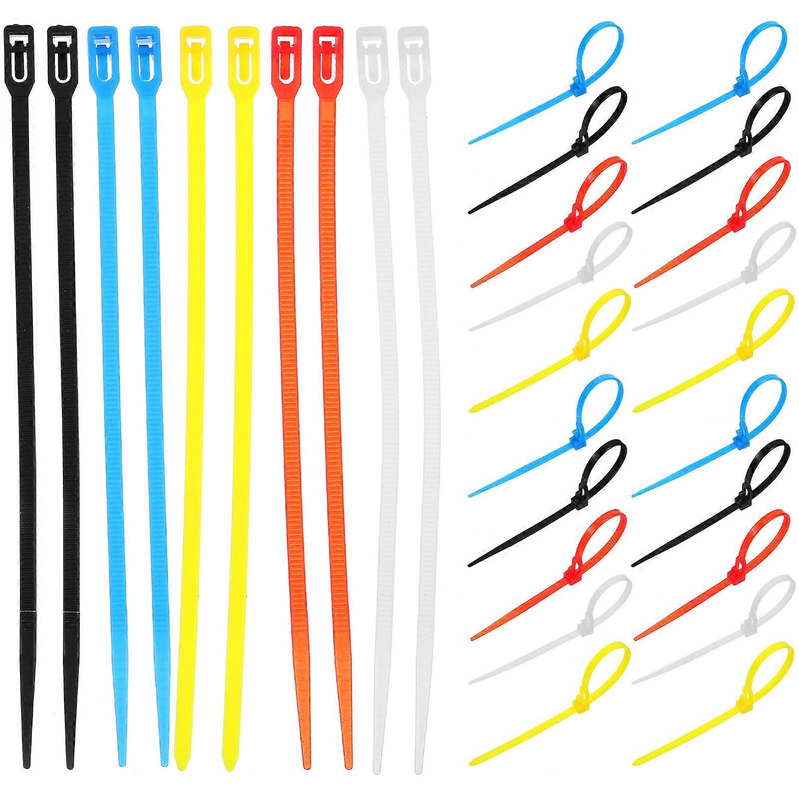 500pcs Cable Ties Zip Ties Wire Ties Self-locking Ties Multipurpose Cable Fixing Ties