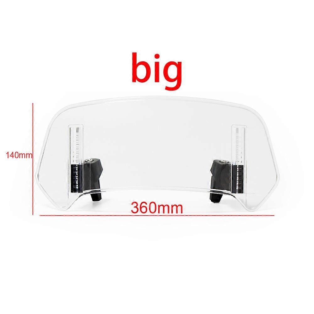Universal Motorcycle Windshield Extension Adjustable Spoiler Deflector For HONDA X-ADV750 XADV750 X-ADV Clamp-On Windscreen