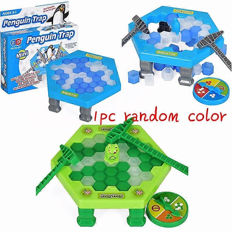 Puzzle Building Blocks Party Supplies Ice Breaking Save The Penguin Trap Board Family Desk Game Toy Parent-child Interactive Toy