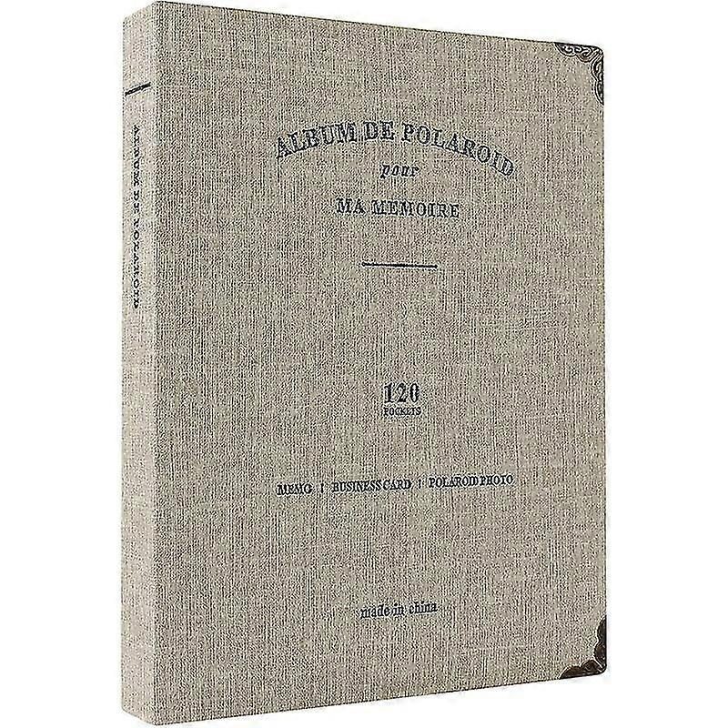 Mini Pocket Album For Polaroid Instant Camera And Business Cards, Gray