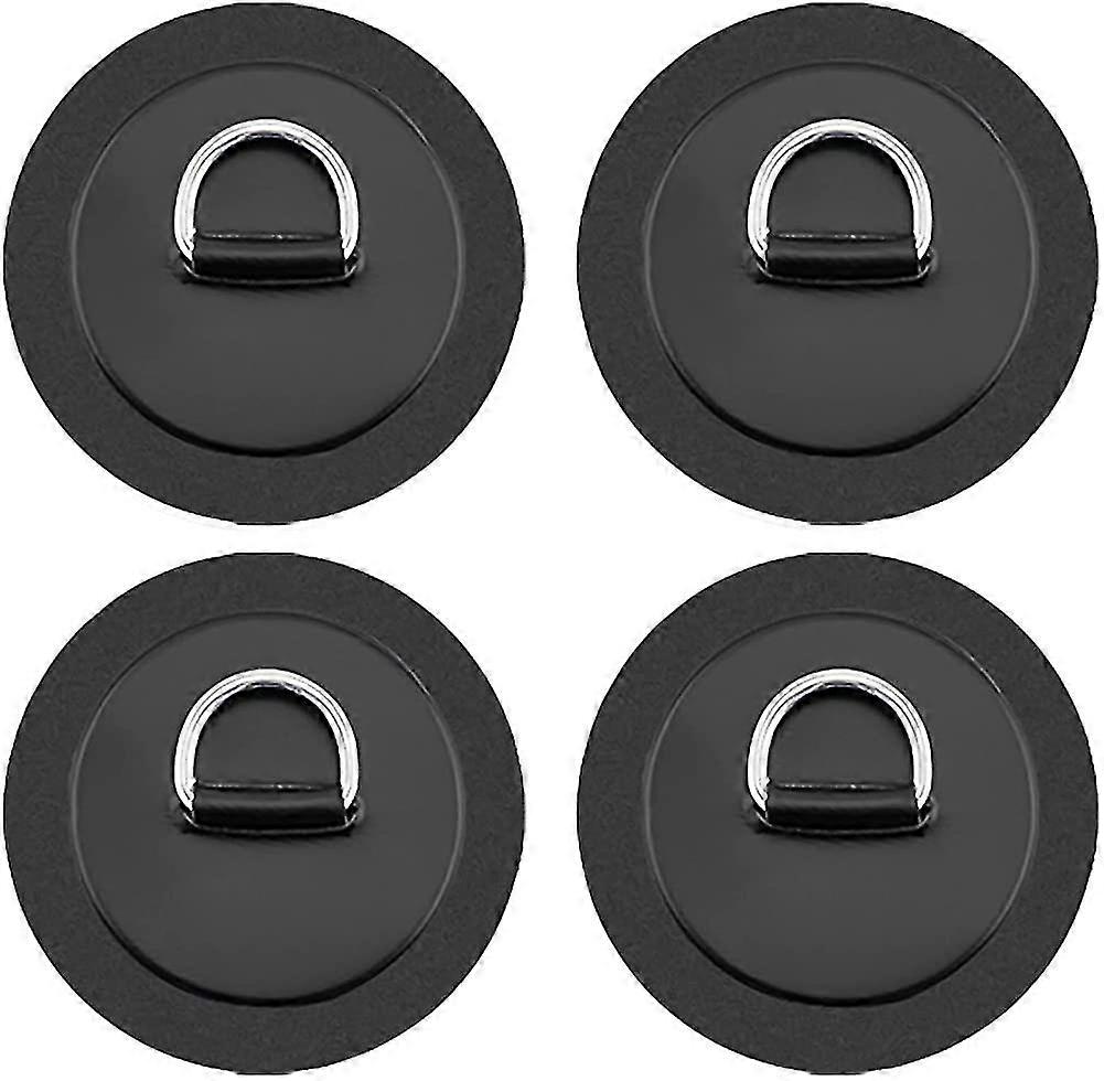4 Pieces Kayak Round D Ring Cord Buckle Sailor Storage Elastic Ring Hook