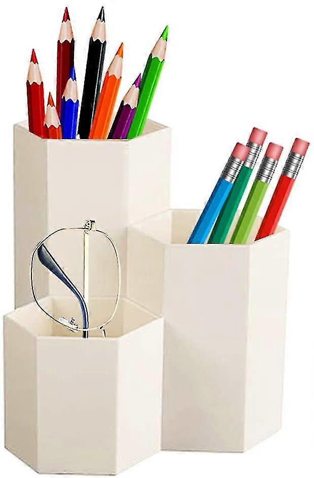 Hexagonal Plastic Pen,pencil Holder