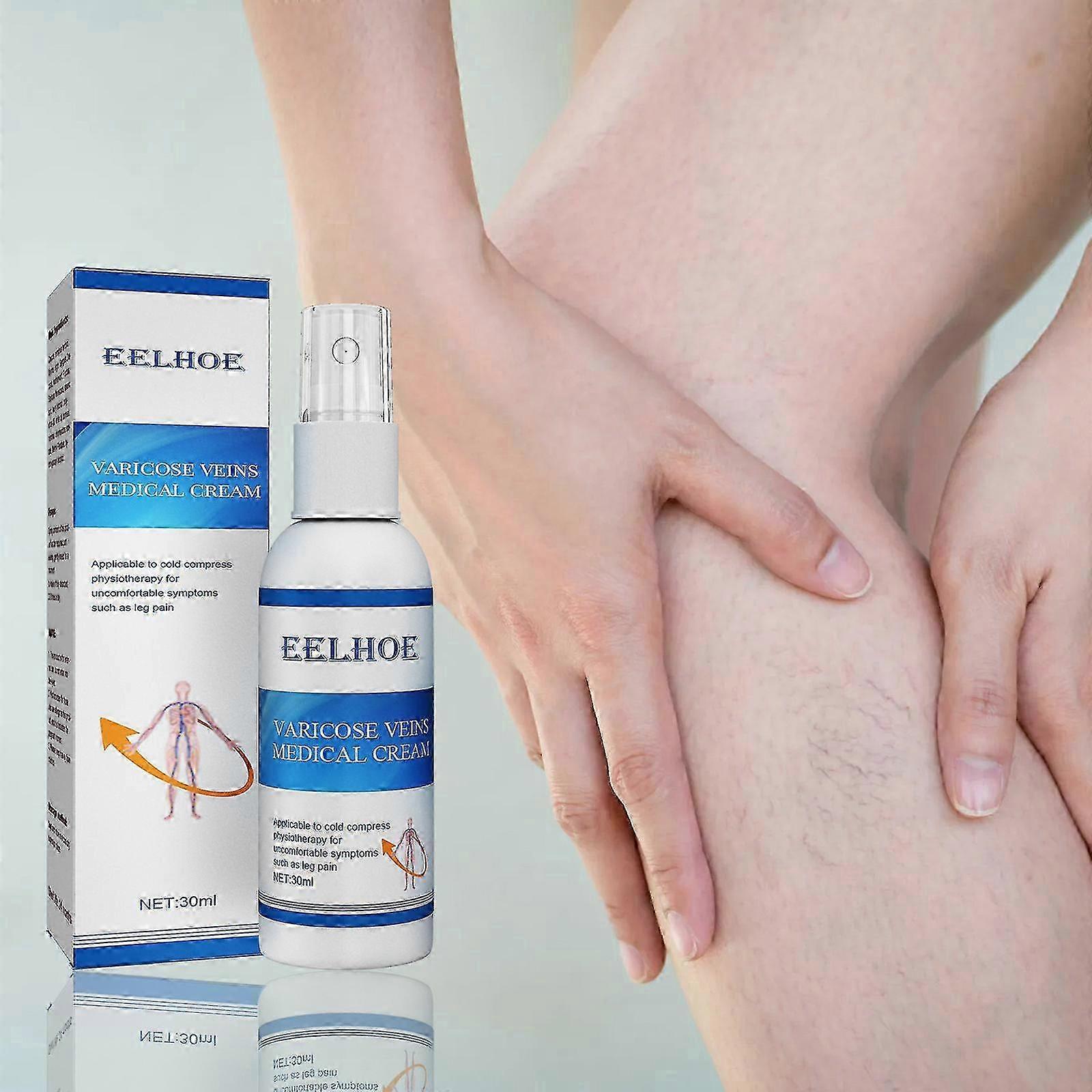 静脈内マッサージスプレーは、静脈や脚の血管の痛みを和らげ、ミミズの足を滑らかにします マッサージオイル1PCS)