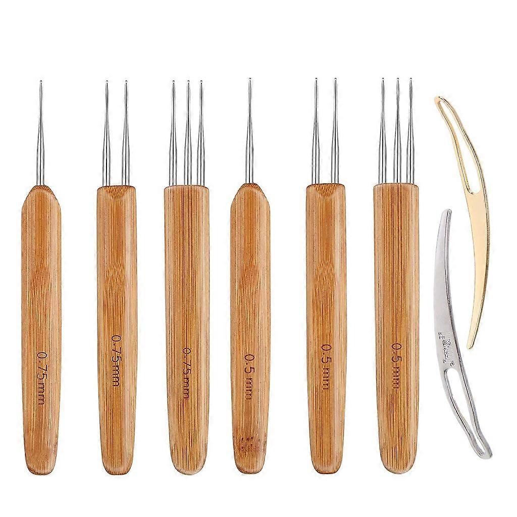 Dreadlock Crochet Hook 1-Hook 2-Hooks 3-Hooks Needle For Dreads Lock Needle