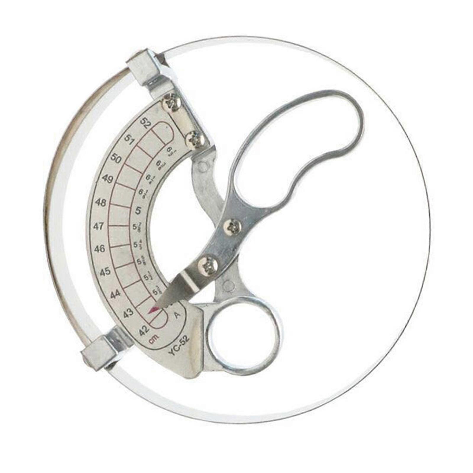 Scissor Type Ring Compass Hand Held Milliners Sizer- Cap Hat Size Measuring Tool