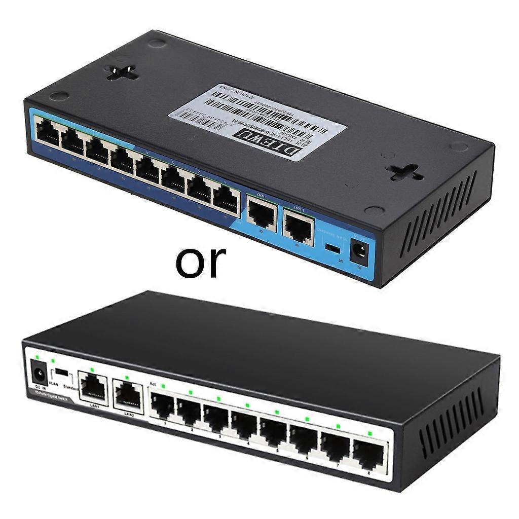 10 Haven Desktop - 1000Mbps Gigabit Netwerkschakelaar - RJ45 Ethernet VLAN Switcher