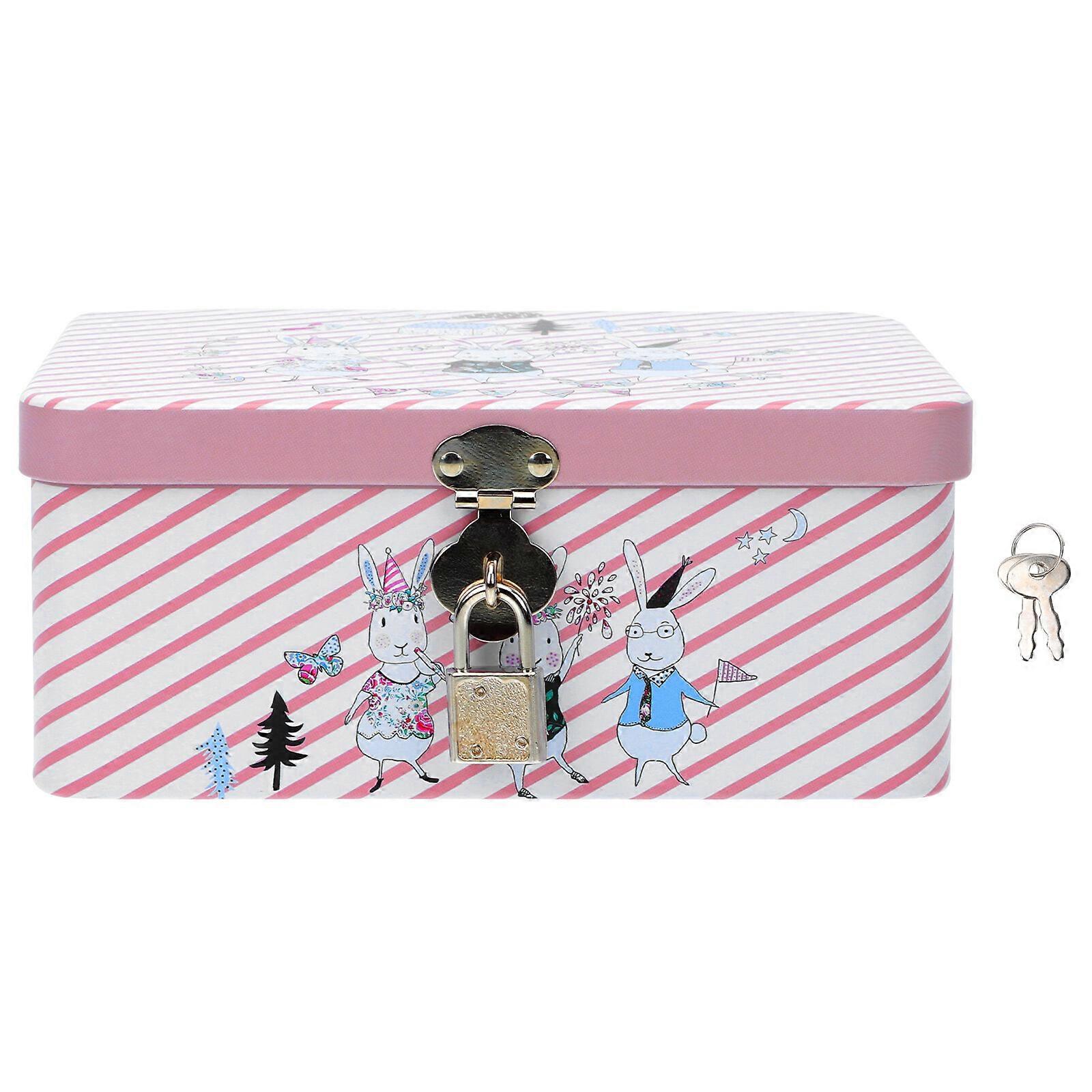 Decorative Candy Box Tinplate Biscuit Case Adorable Cookie Case Easter Accessory