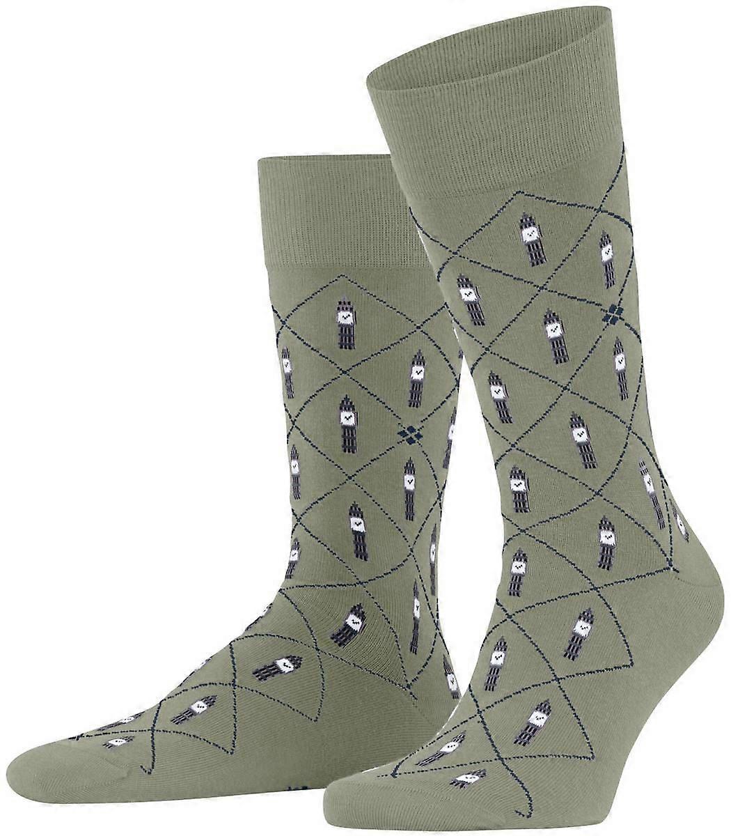 Burlington Big Ben Socks - Leaf Green