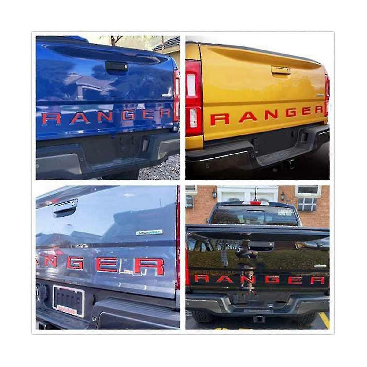 Insert Letters 3d Raised & Letters, Emblems For 2019 2020 (red)