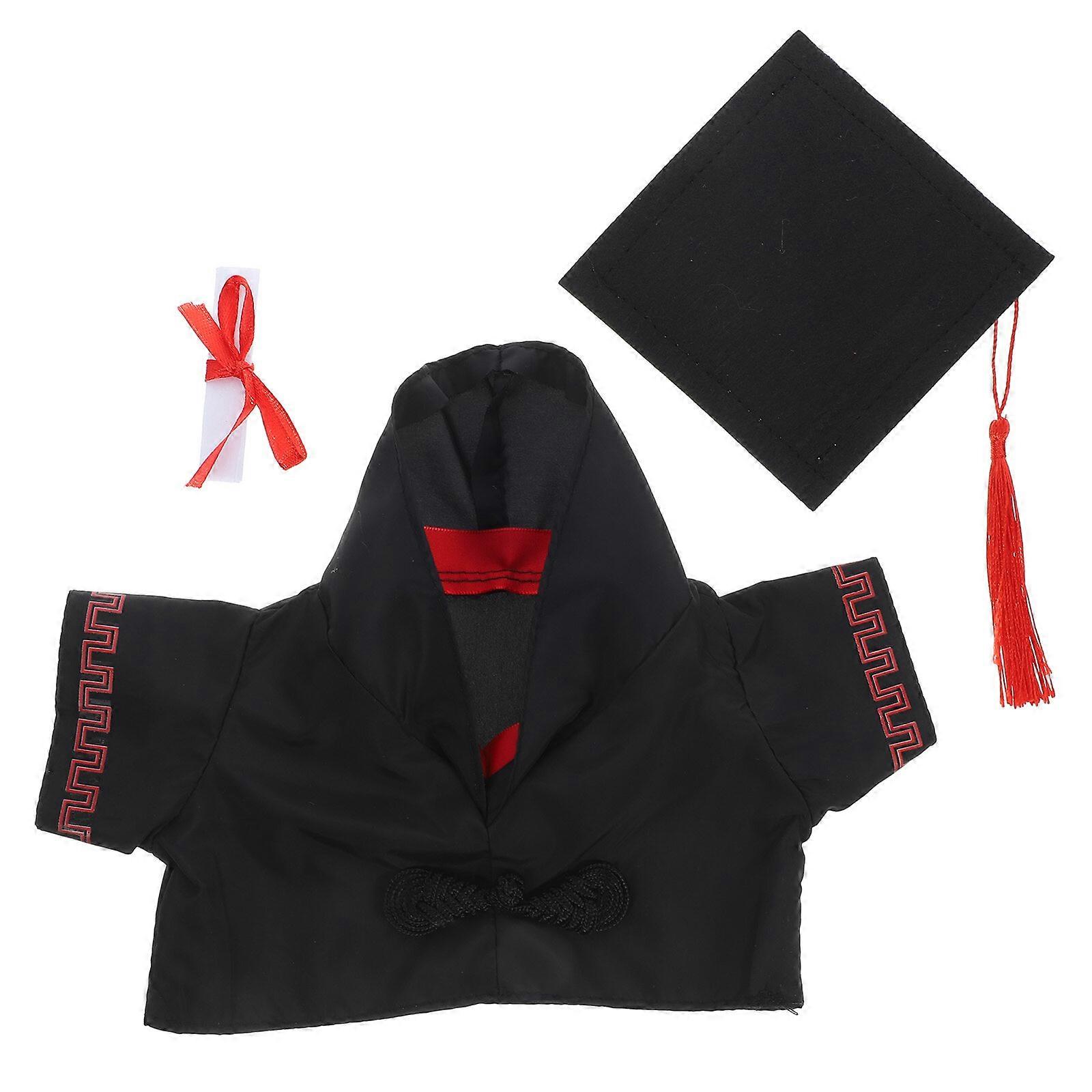 1 Set von Austauschbare Graduierung Br Kleidung Schne Puppe Graduierung Kleid Puppe Kleidung Mdchen Puppe Hut