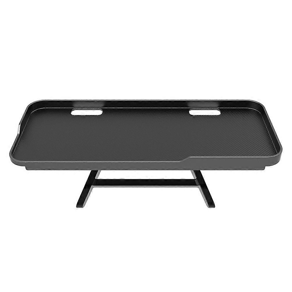 Punch Free Router Storage Rack TV Set-top Box Rack Router Bracket for Home (Black)