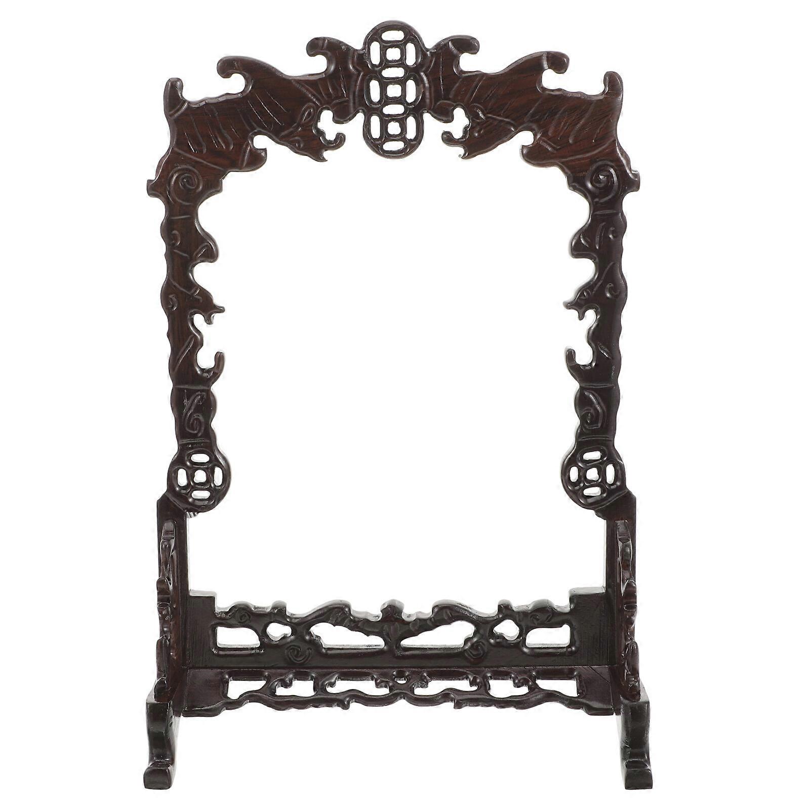 Jade Colgante Titular Collar Display Stand Collar de madera Pulsera Display Holder