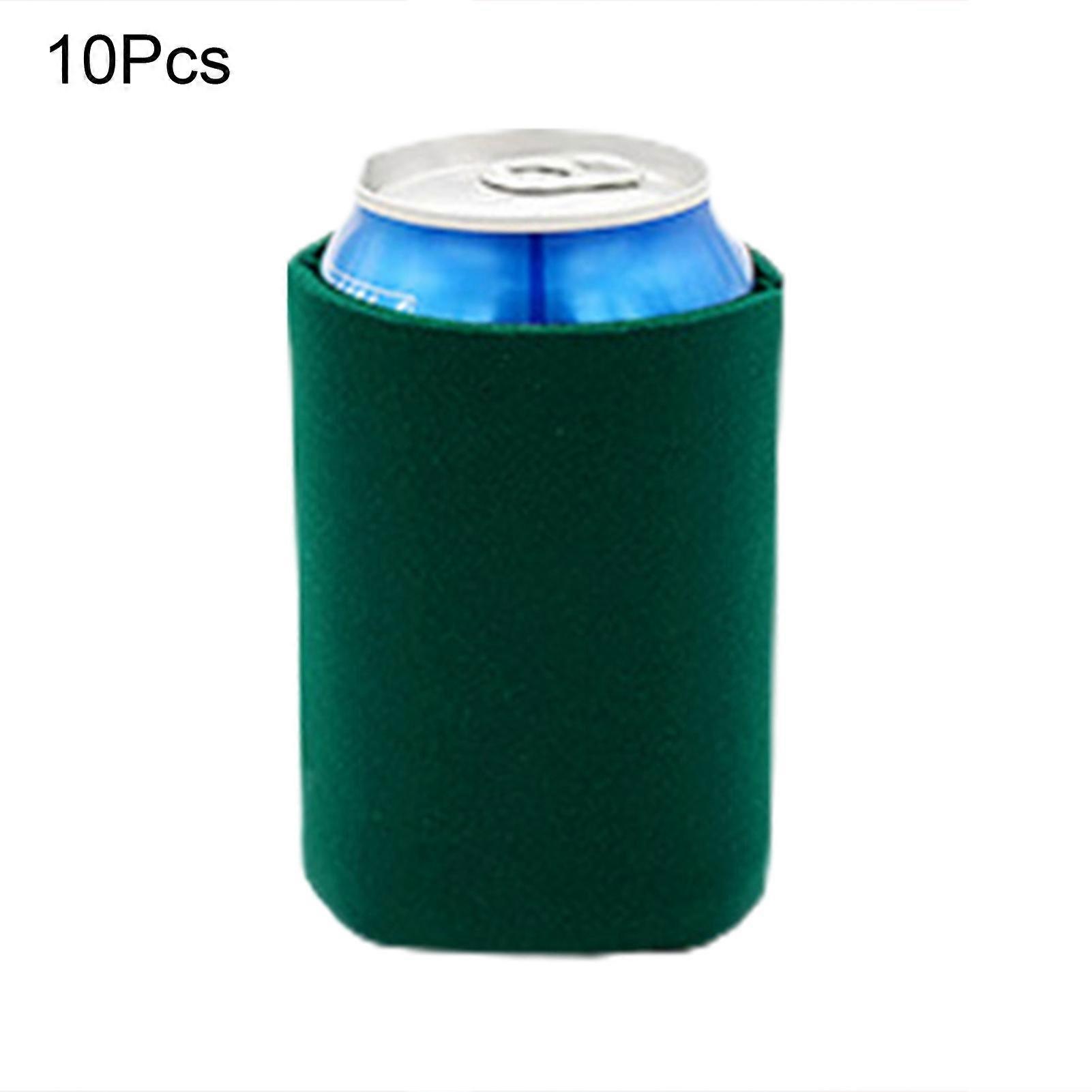 MengXi 10Pcs Can Cooler Waterproof Cold Retaining Foam Bottle Protective Cooler for Home