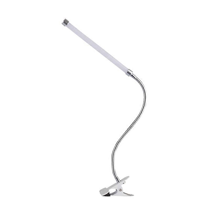 LED Reading Light USB Clip on Flexible Desk Lamp Dimmable Bedside Table Light Desktop Light