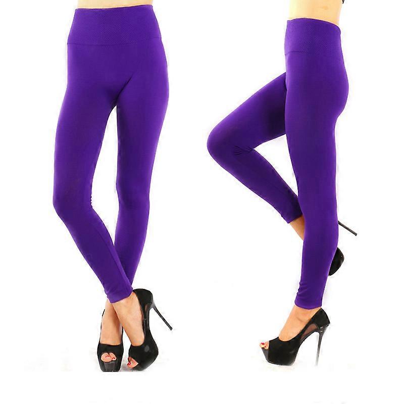 الشتاء الساقين الساخنة النساء سميكة القطن الدافئ كامل الطول طماق عالية الخصر اللياقة البدنية محبوك أسود طويل السراويل