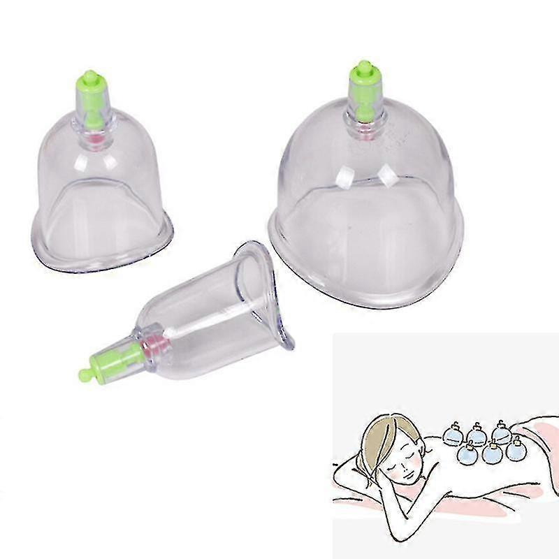 Curved Vacuum C1*3 Cups Cupping For Joint Suction Chinese Massage Traditional