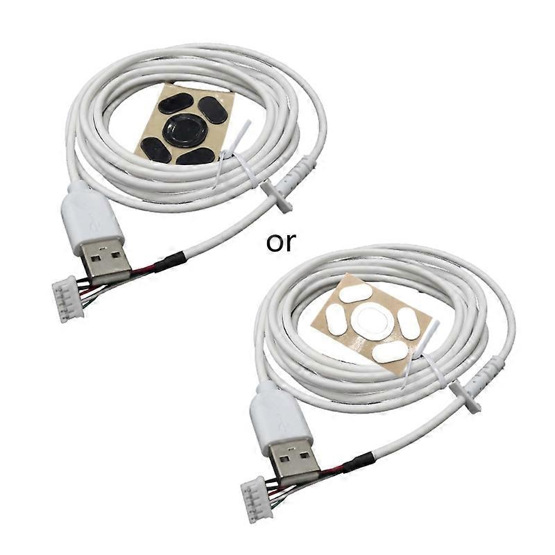 USB Cable and Feet Mice Line For Logitech G102 Gaming Mouse Replacement Wire