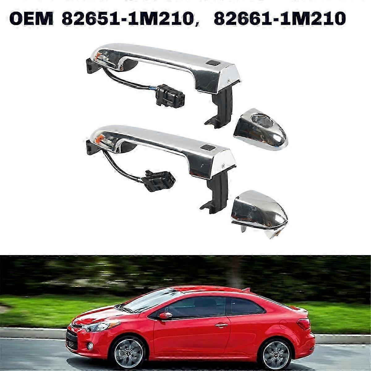 Left Right Exterior Door Handle Set 82651-1m210, 82661-1m210 For Forte Koup 2010-2013
