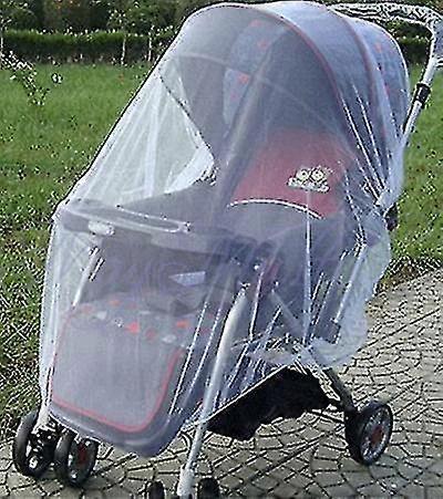 Cute Infants Baby Stroller Pushchair Mosquito Insect Net Safe Mesh Buggy