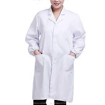 Disfraz de médico, científico, hospitalario y escolar con bata blanca para estudiantes y adultos.