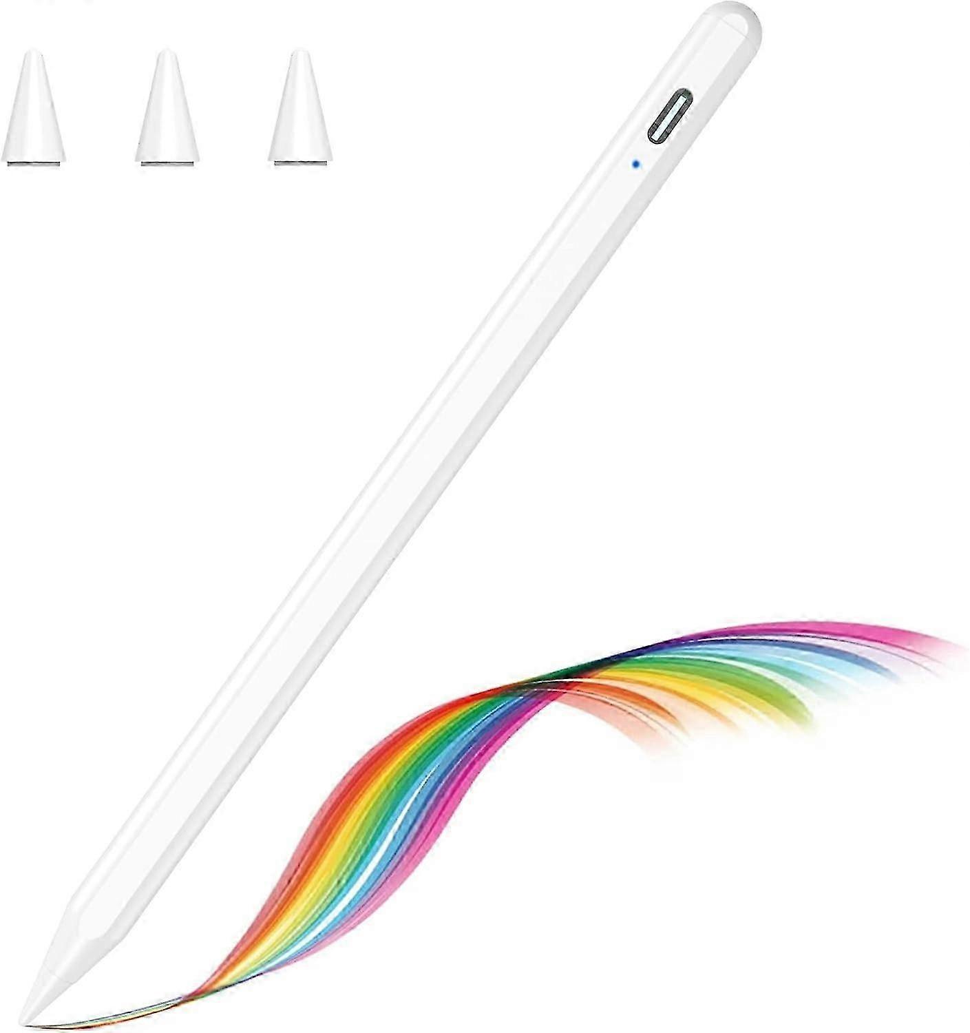 iPad Pencil with Tilt Sensitivity and High Precision, Compatible with Apple iPad 10/9/8/7/6th Gen, i
