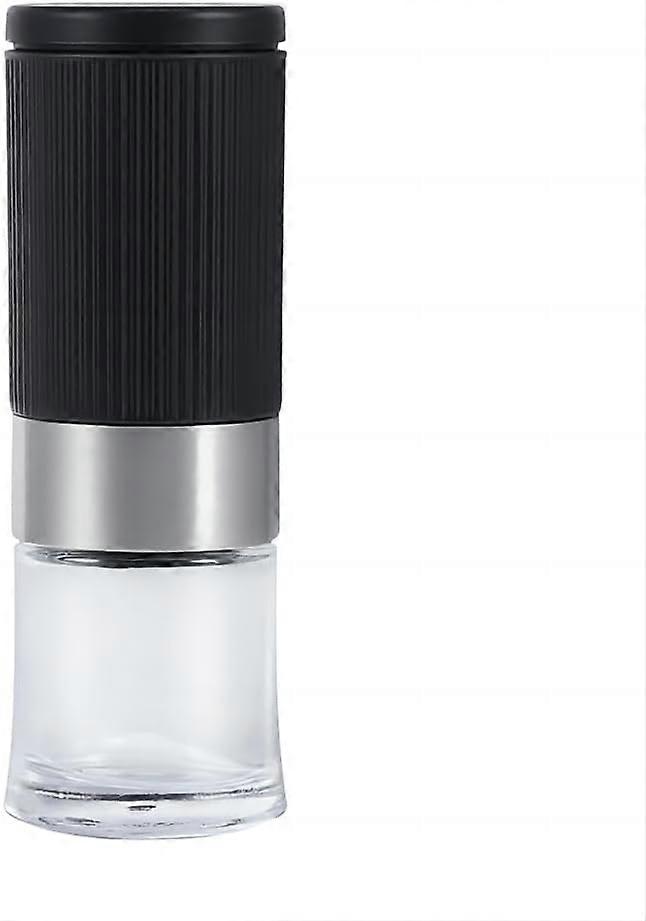 Adjustable Coarse Black Salt and Pepper Grinder Small Size for Kitchen Use, Compact Design, Durable Material