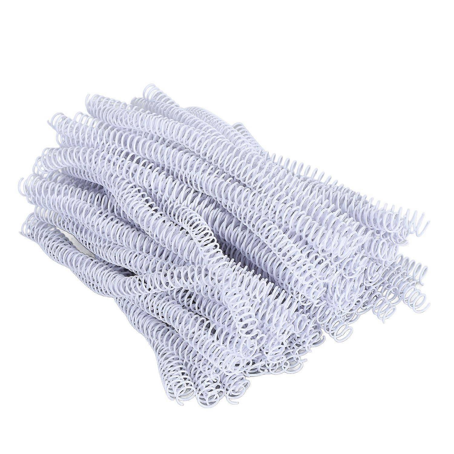 100Pcs Single Loop Wire Binding Spines 48 Denti 4:1 Passo 14,3 mm 115 Foglio Capacità Rilegatura a spirale C