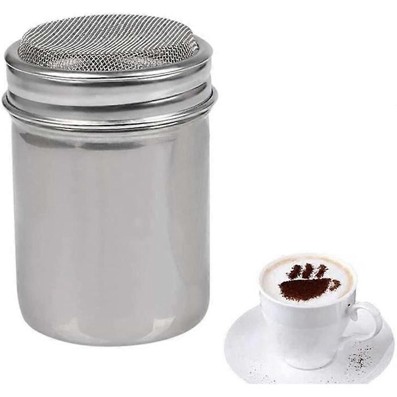 Spice ShakerCocoaFlourSugar Sprinkle Box Stainless Steel Condiment Pot