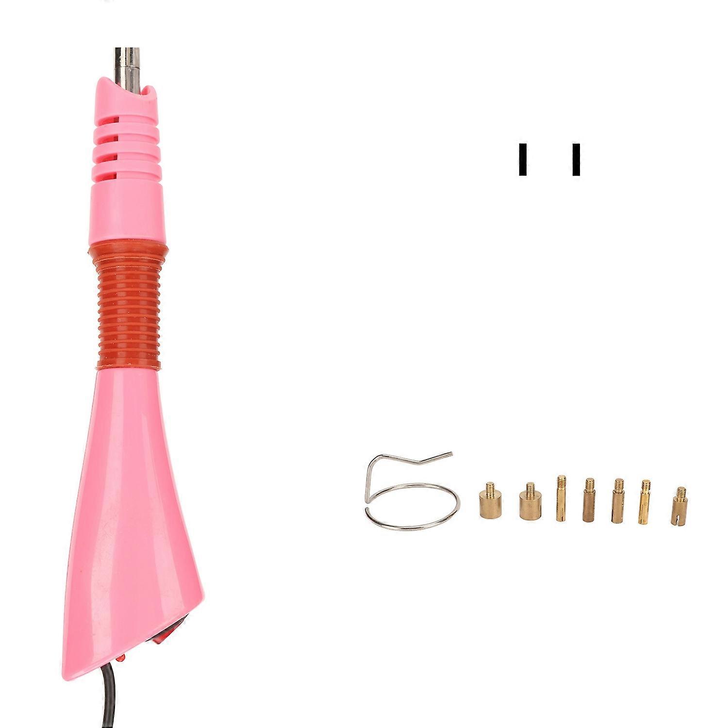 Hot Fix Applicator Pink Individual Thermostats Portable Compact Energy Saving Copper Plastic DIY Hot