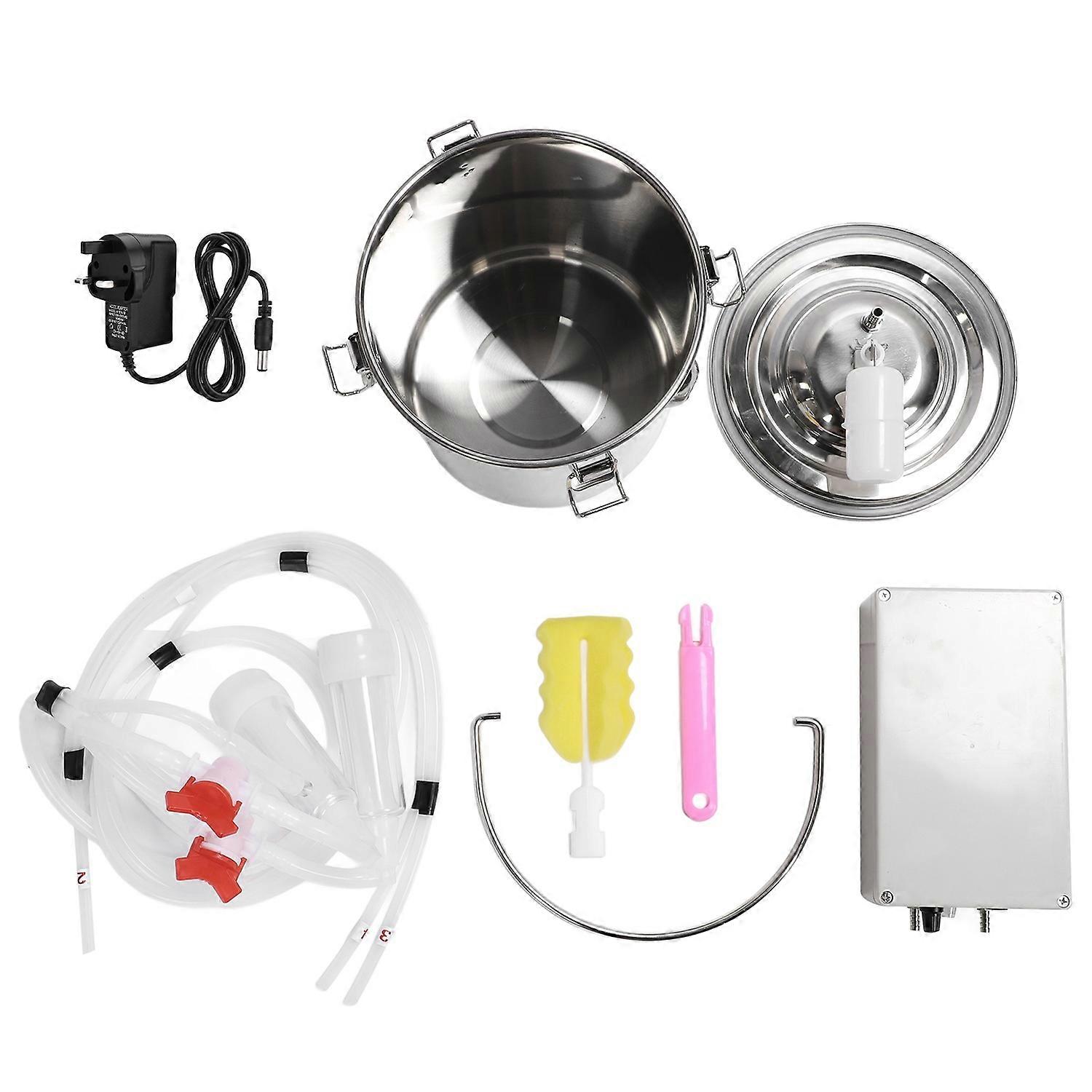 5L Goat Milking Machine Pulsation Vacuum Portable Electric Goat Milker Machine Milking Vacuum Pump 1