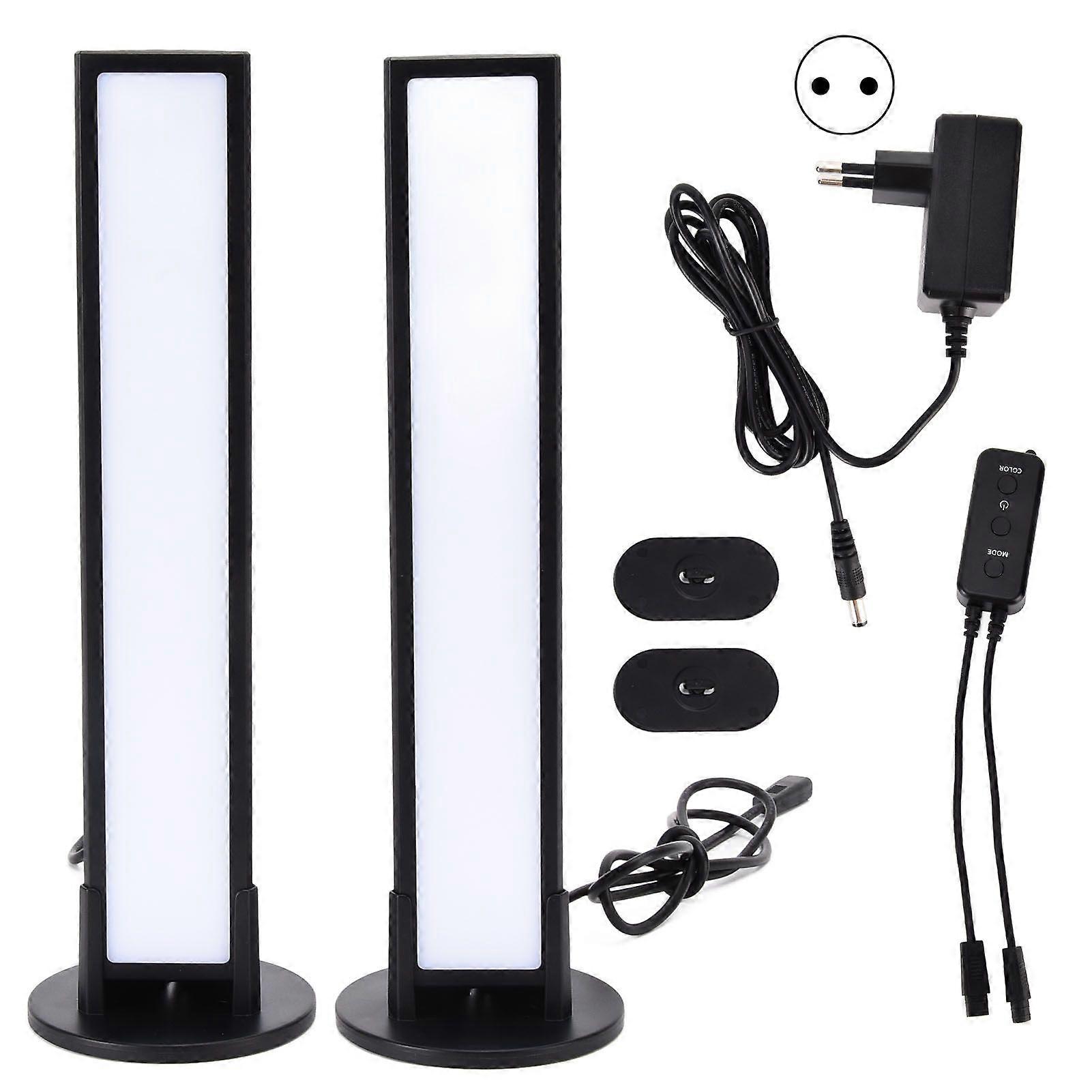 Smart Light 3D Music Changeable Light RGB Bar Light with Wiring Controller for Game Movie PC TV Room Decoration 100?240VEU Plug