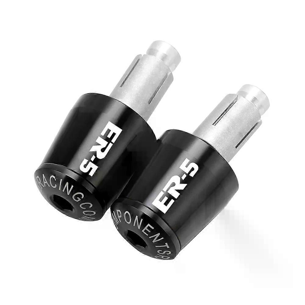 For KAWASAKI ER-5 ER 500 C1-C5P 2001-2006 2007 Handlebar Gear Balanced Plug Slider Handlebar Grips Cap Handle Bar Cap End Plugs