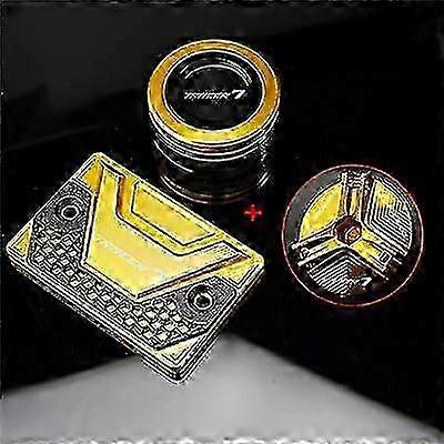 Unique Tracer7 Accessories Motorcycle Rear Front Brake Fluid Covers And Oil Filler Cap Protection For Yamaha Tracer 7 Gt 2021-2023