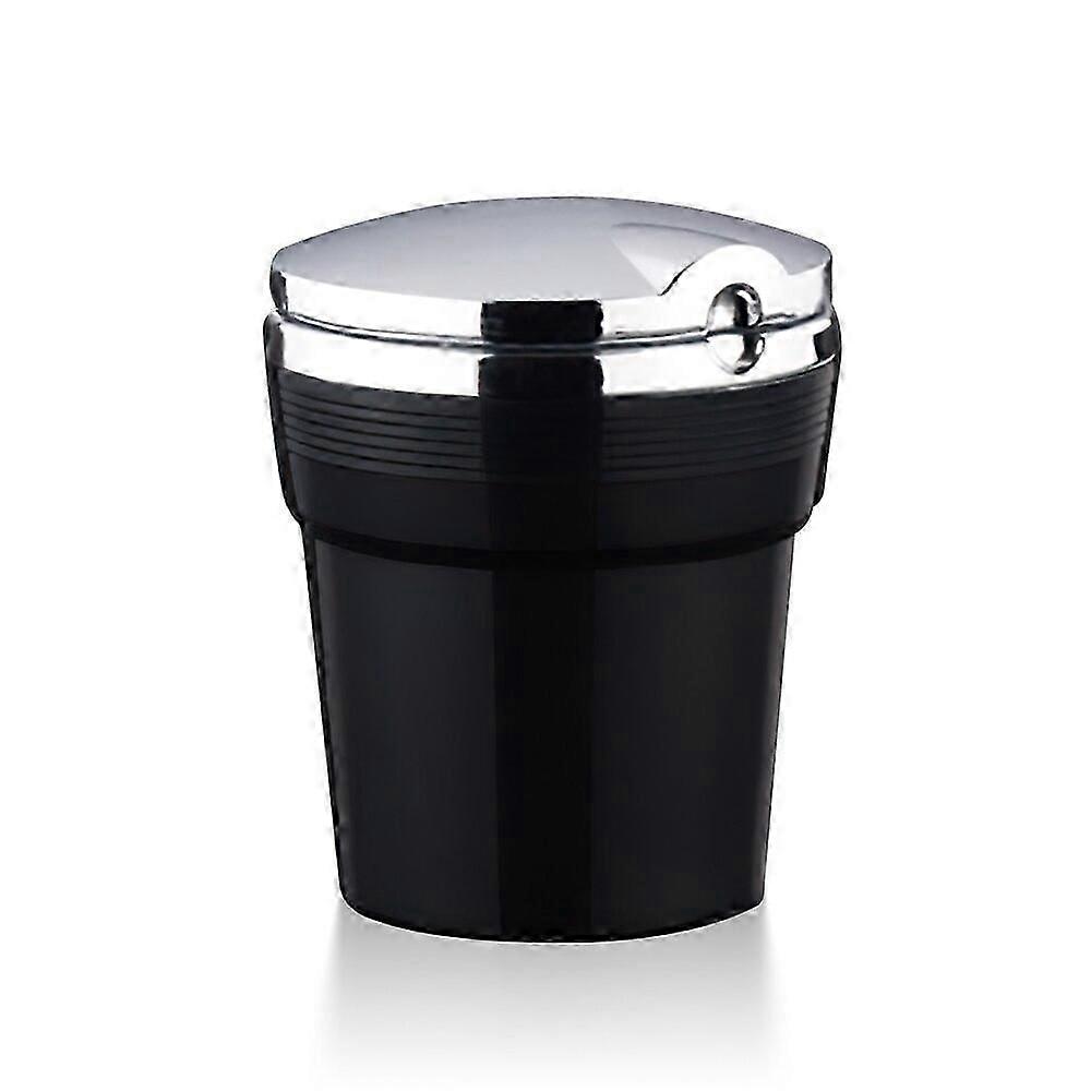 Universal Car Ashtray With Led Lights With Cover Creative Personality Covered Car Inside The Car Multi Function Car Supplies New| |