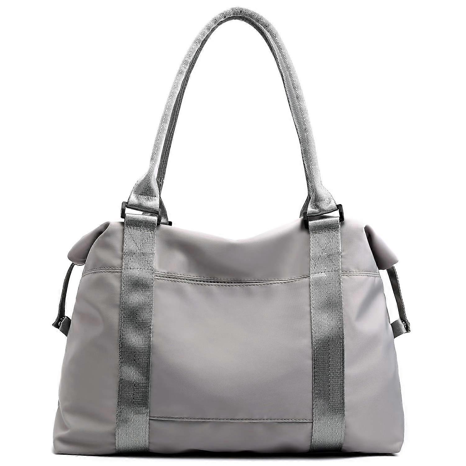 Weekender Duffle Tote Bag with Trolley Sleeve for Travel and Storage